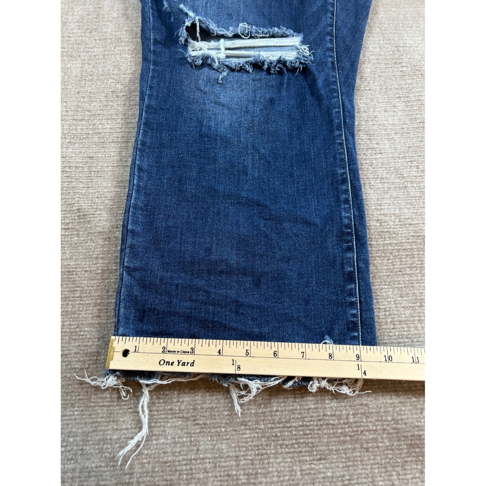 Judy Blue Los Angeles Wide Leg Distressed Jeans 20W Dark Wash JB82593DK-PL - Picture 13 of 13